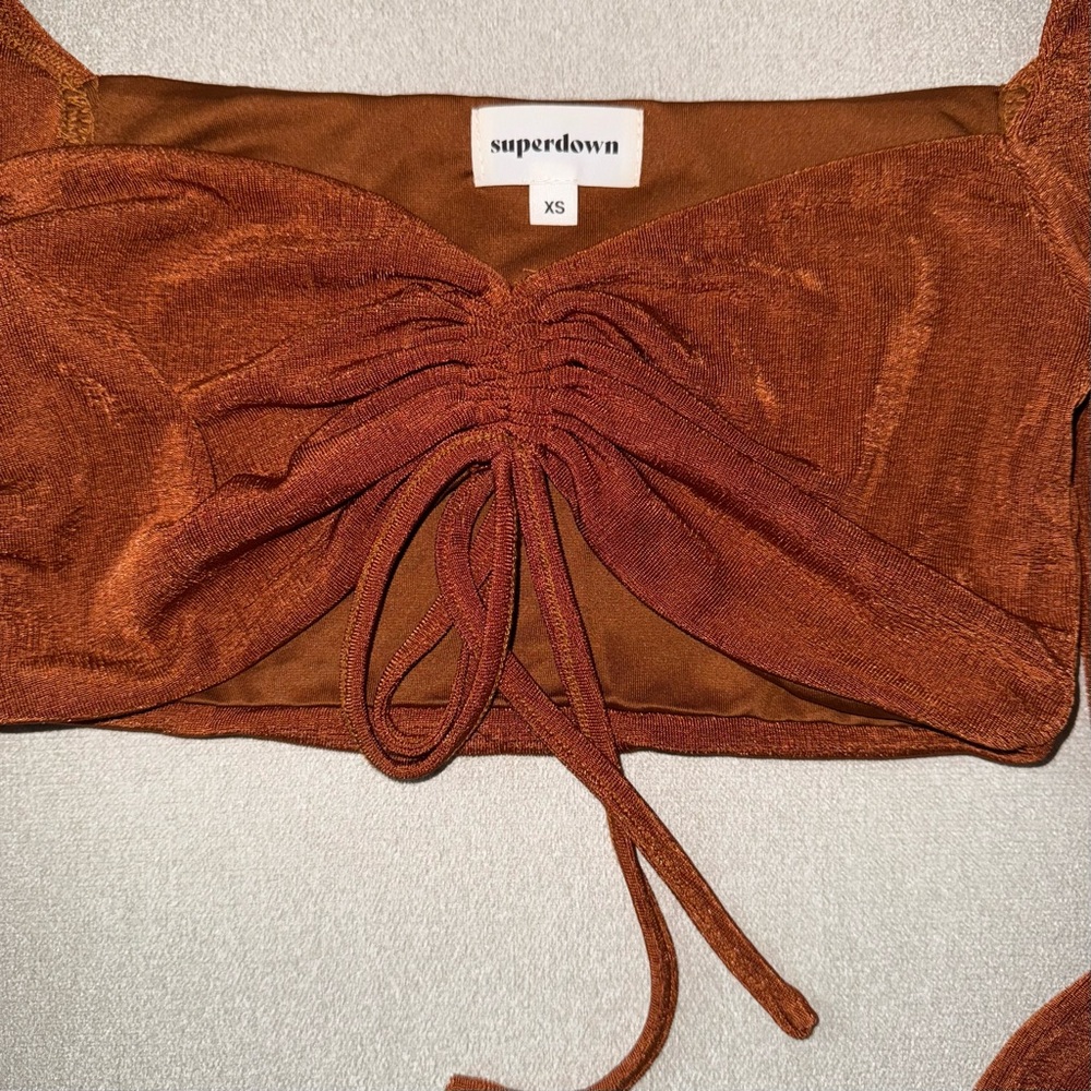 Superdown Anai Ruched Maxi Set - Picture 7 of 7